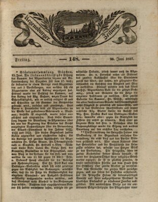 Regensburger Zeitung Freitag 23. Juni 1837