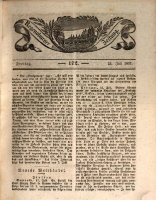 Regensburger Zeitung Freitag 21. Juli 1837