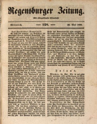 Regensburger Zeitung Mittwoch 30. Mai 1838