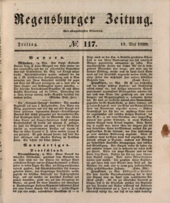 Regensburger Zeitung Freitag 17. Mai 1839