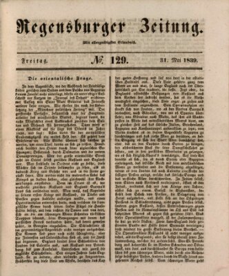 Regensburger Zeitung Freitag 31. Mai 1839