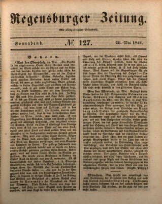 Regensburger Zeitung Samstag 29. Mai 1841