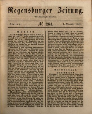 Regensburger Zeitung Freitag 5. November 1841