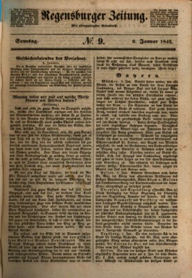 Regensburger Zeitung Sonntag 9. Januar 1842