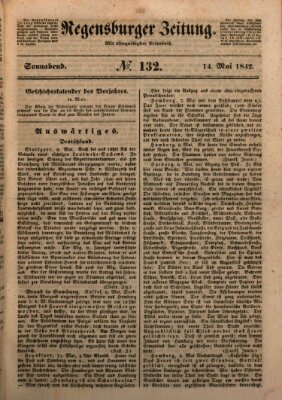 Regensburger Zeitung Samstag 14. Mai 1842