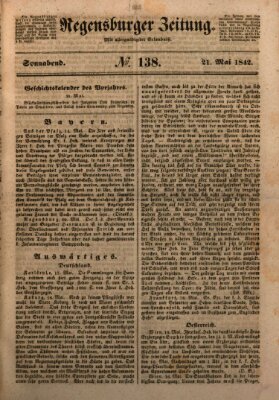 Regensburger Zeitung Samstag 21. Mai 1842