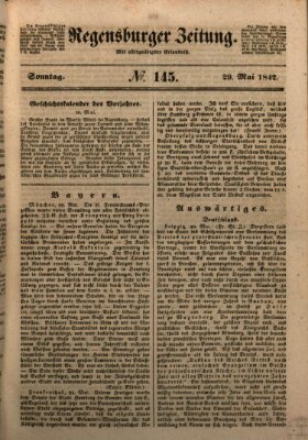 Regensburger Zeitung Sonntag 29. Mai 1842