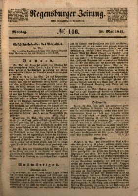 Regensburger Zeitung Montag 30. Mai 1842