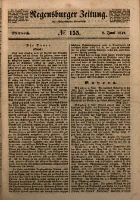 Regensburger Zeitung Mittwoch 8. Juni 1842