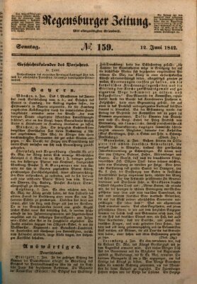 Regensburger Zeitung Sonntag 12. Juni 1842