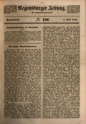 Regensburger Zeitung Samstag 9. Juli 1842