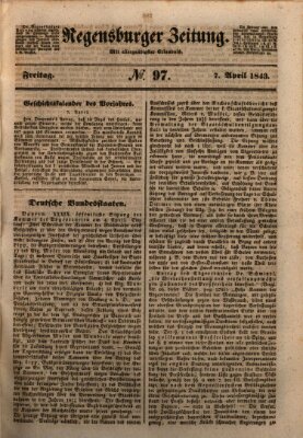 Regensburger Zeitung Freitag 7. April 1843