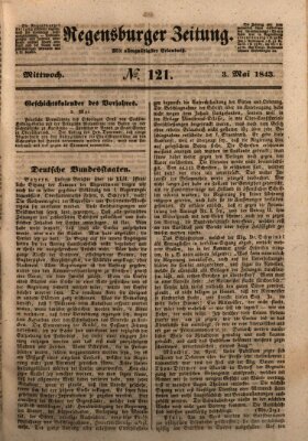 Regensburger Zeitung Mittwoch 3. Mai 1843