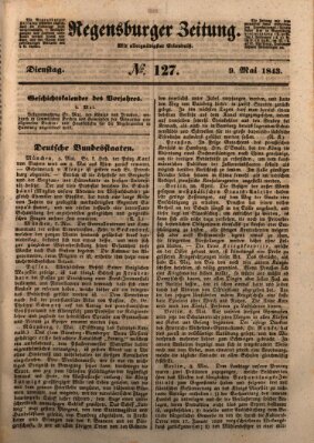 Regensburger Zeitung Dienstag 9. Mai 1843