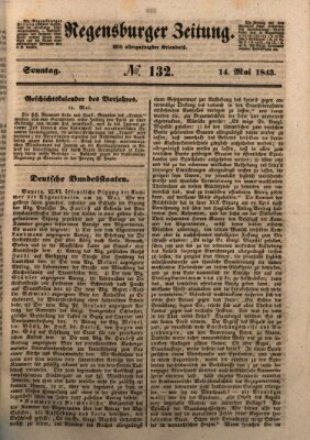 Regensburger Zeitung Sonntag 14. Mai 1843