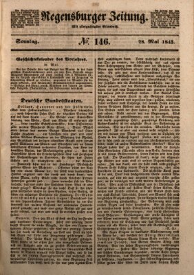 Regensburger Zeitung Sonntag 28. Mai 1843