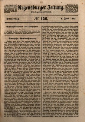 Regensburger Zeitung Donnerstag 8. Juni 1843