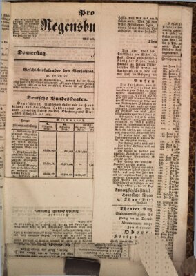 Regensburger Zeitung Donnerstag 28. Dezember 1843