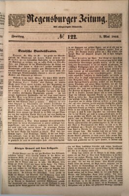 Regensburger Zeitung Freitag 3. Mai 1844