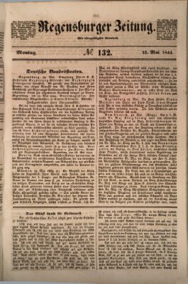 Regensburger Zeitung Montag 13. Mai 1844