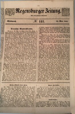 Regensburger Zeitung Mittwoch 22. Mai 1844