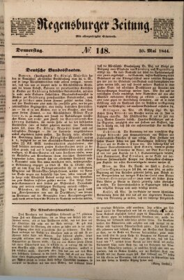 Regensburger Zeitung Donnerstag 30. Mai 1844