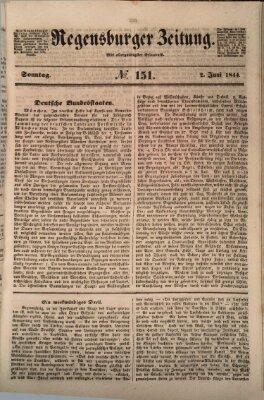 Regensburger Zeitung Sonntag 2. Juni 1844