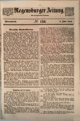 Regensburger Zeitung Samstag 8. Juni 1844