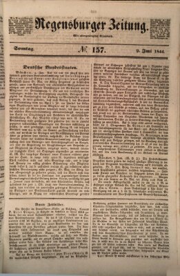 Regensburger Zeitung Sonntag 9. Juni 1844