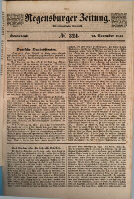 Regensburger Zeitung Samstag 23. November 1844