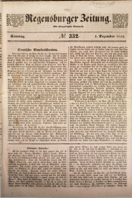 Regensburger Zeitung Sonntag 1. Dezember 1844