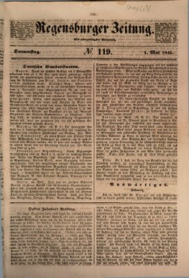 Regensburger Zeitung Donnerstag 1. Mai 1845