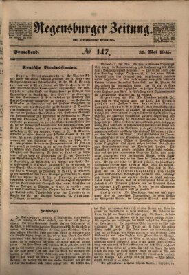 Regensburger Zeitung Samstag 31. Mai 1845