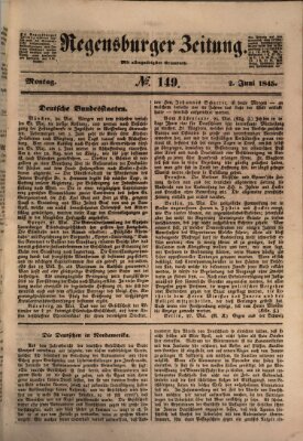 Regensburger Zeitung Montag 2. Juni 1845