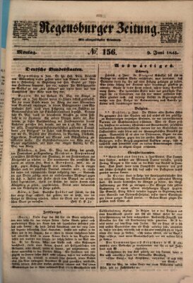 Regensburger Zeitung Montag 9. Juni 1845