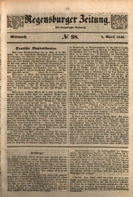 Regensburger Zeitung Mittwoch 8. April 1846