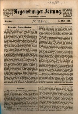 Regensburger Zeitung Freitag 1. Mai 1846