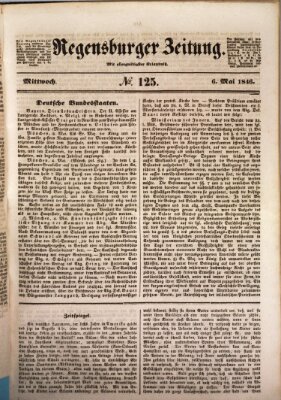 Regensburger Zeitung Mittwoch 6. Mai 1846