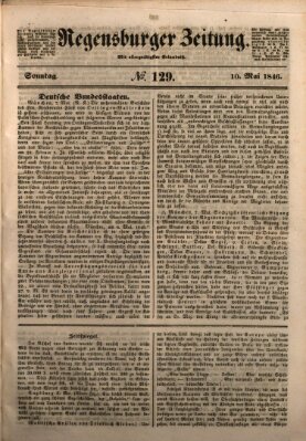 Regensburger Zeitung Sonntag 10. Mai 1846