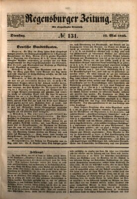 Regensburger Zeitung Dienstag 12. Mai 1846