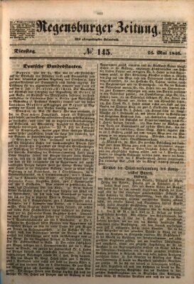 Regensburger Zeitung Dienstag 26. Mai 1846