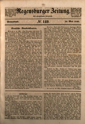 Regensburger Zeitung Samstag 30. Mai 1846