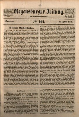 Regensburger Zeitung Sonntag 14. Juni 1846