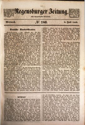 Regensburger Zeitung Mittwoch 8. Juli 1846