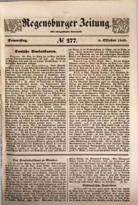 Regensburger Zeitung Donnerstag 8. Oktober 1846