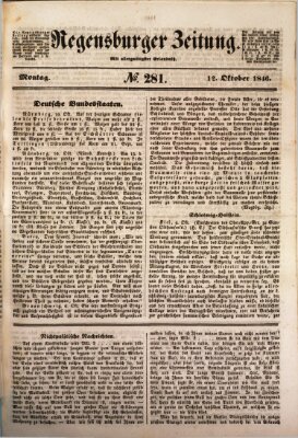 Regensburger Zeitung Montag 12. Oktober 1846