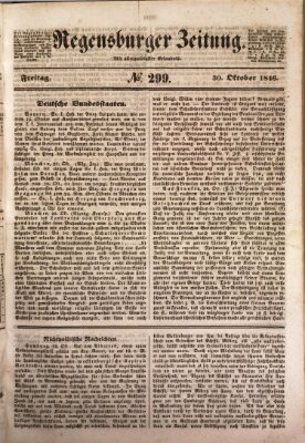 Regensburger Zeitung Freitag 30. Oktober 1846