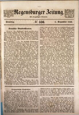 Regensburger Zeitung Sonntag 6. Dezember 1846