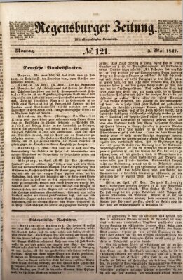 Regensburger Zeitung Montag 3. Mai 1847