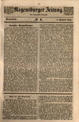 Regensburger Zeitung Samstag 8. Januar 1848